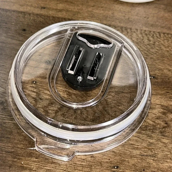 RAE DUNN Christmas Holiday Stainless Steel Drinking Tumblers with lids HO HO HO - Picture 6 of 6